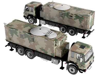 现代军用车 通信指挥车 保障车