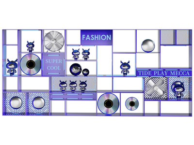 工业风loft展柜 展架 展示柜 展示台 货架3d模型 工业风loft展柜 展架 展示柜 展示台 货架