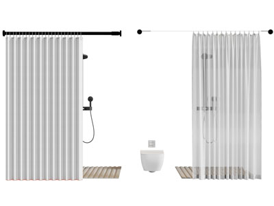 现代浴帘 门帘 隔断帘3d模型 现代浴帘 门帘 隔断帘