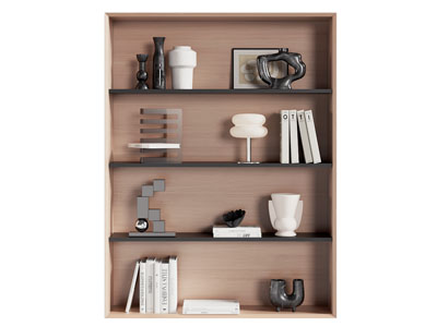 现代书本 饰品 台灯 摆件组合