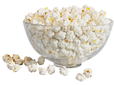 现代碗装爆米花 零食 食物