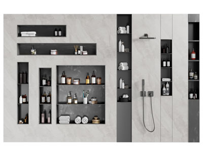 现代洗护用品  卫浴柜架