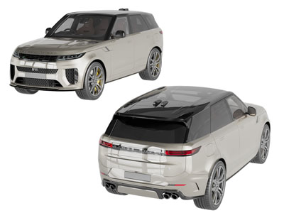 现代越野车 吉普车 汽车