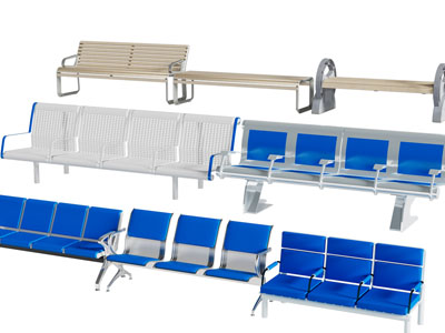 现代排椅 长凳子 公共椅子