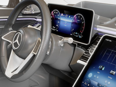 现代汽车方向盘 仪表盘