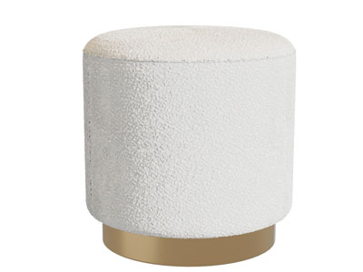 现代轻奢圆形沙发凳子