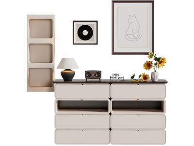 现代玄关柜 边柜 斗柜3d模型 现代玄关柜 边柜 斗柜