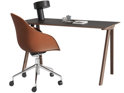 现代书桌椅组合3d模型 现代书桌椅组合