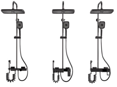 现代不锈钢淋浴花洒