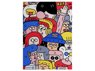 现代卡通图案装饰挂画3d模型 现代卡通图案装饰挂画