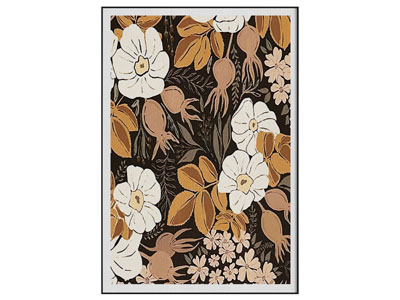 现代花卉装饰挂画3d模型 现代花卉装饰挂画