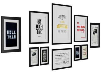 现代装饰挂画3d模型 现代装饰挂画