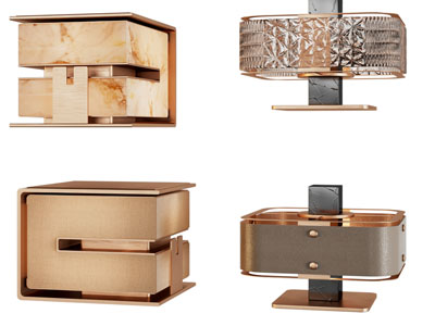 现代轻奢床头柜