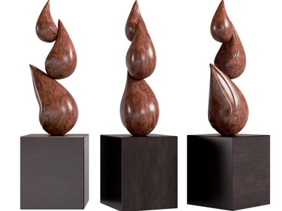 现代工艺品摆件组合3d模型 现代工艺品摆件组合