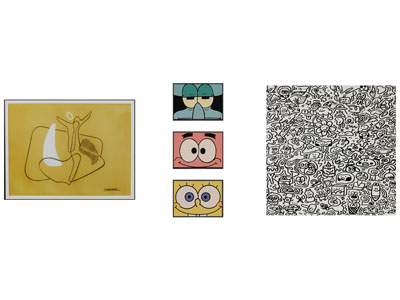 现代装饰挂画3d模型 现代装饰挂画