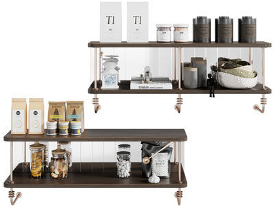 现代轻奢碗碟 咖啡豆 调料瓶 摆件组合3d模型 现代轻奢碗碟 咖啡豆 调料瓶 摆件组合