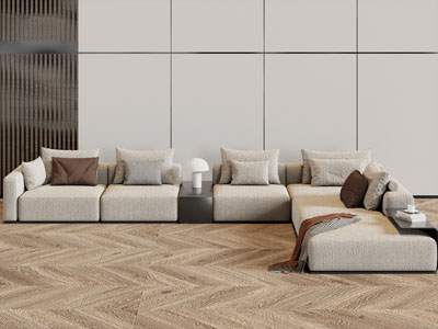 现代转角多人沙发3d模型 现代转角多人沙发