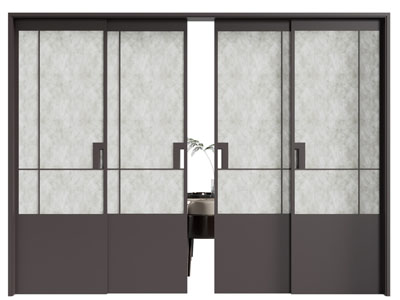 现代中古风推拉门