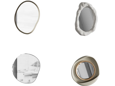 现代装饰镜子 墙饰挂件3d模型 现代装饰镜子 墙饰挂件