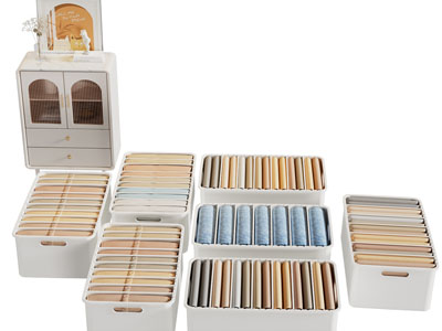 现代衣物整理箱 收纳箱 边柜3d模型 现代衣物整理箱 收纳箱 边柜