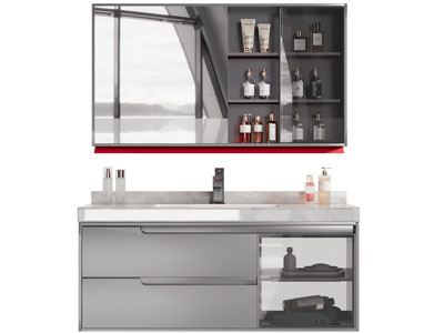 现代洗手台 镜柜 浴室柜
