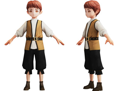 现代游戏影视角色 卡通人物3d模型 现代游戏影视角色 卡通人物