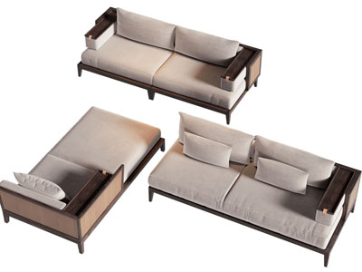 现代双人沙发 贵妃椅 美人榻