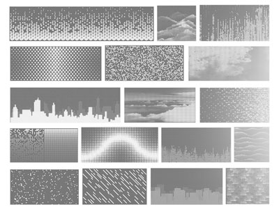 现代透光板 铝单板 装饰板 护墙板