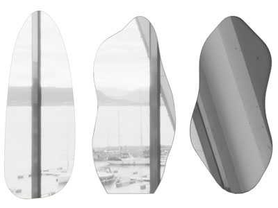 现代装饰镜子 墙饰挂件3d模型 现代装饰镜子 墙饰挂件