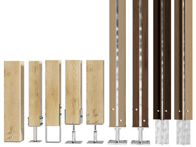 现代方形支架柱子 装饰柱3d模型 现代方形支架柱子 装饰柱