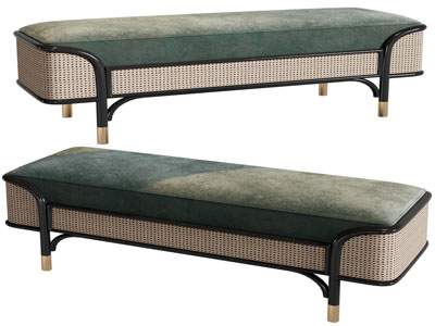 现代长方形沙发凳子