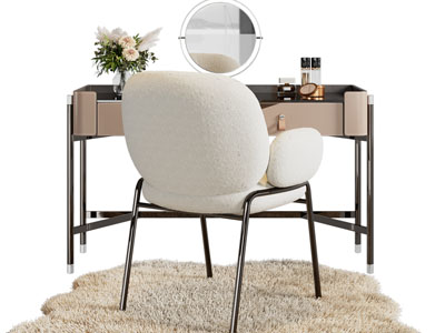 现代化妆 梳妆台3d模型 现代化妆 梳妆台