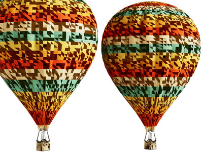 现代热气球 卡通装置 高空气球3d模型 现代热气球 卡通装置 高空气球