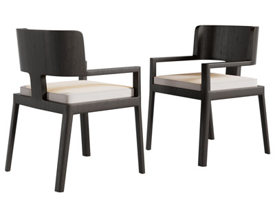 新中式休闲椅子 餐椅