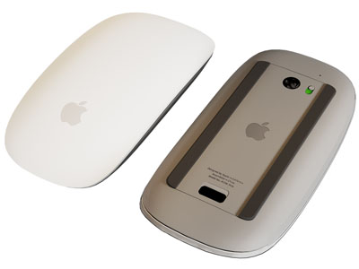 现代苹果鼠标3d模型 现代苹果鼠标