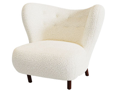 现代奶油风休闲椅子