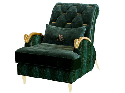 法式轻奢单人沙发