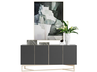 现代玄关柜 边柜3d模型 现代玄关柜 边柜