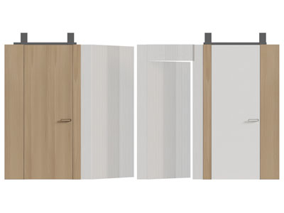 现代隐藏门 平开门