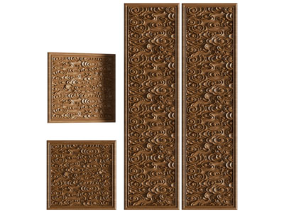 新中式祥云浮雕 装饰挂画3d模型 新中式祥云浮雕 装饰挂画