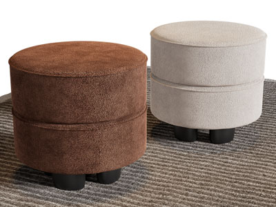 现代圆形沙发凳子 换鞋凳子