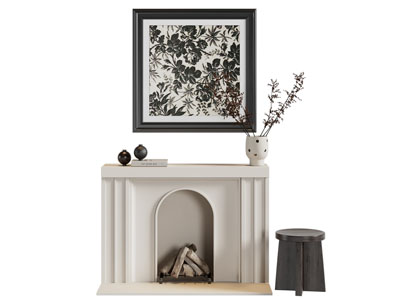 法式壁炉火炉 装饰挂画3d模型 法式壁炉火炉 装饰挂画