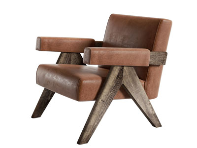 侘寂风休闲椅子