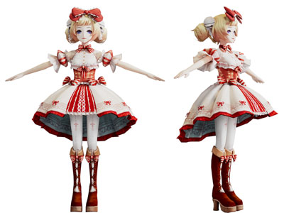 现代游戏影视角色 卡通人物3d模型 现代游戏影视角色 卡通人物