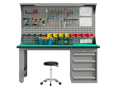 工业风loft墙面洞洞眼五金工具置物收纳架 工作台3d模型 工业风loft墙面洞洞眼五金工具置物收纳架 工作台