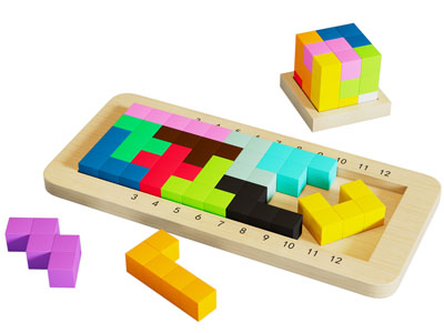 现代儿童积木玩具3d模型 现代儿童积木玩具