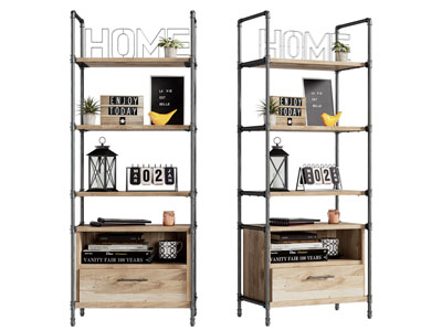 工业风loft开放式装饰架 装饰柜