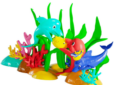 现代海洋生物 卡通水生生物3d模型 现代海洋生物 卡通水生生物