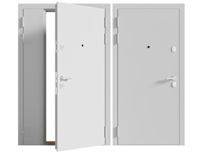 现代子母门 平开门