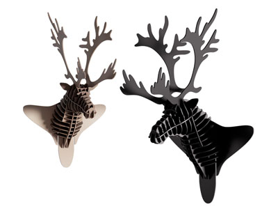 现代麋鹿墙饰挂件3d模型 现代麋鹿墙饰挂件